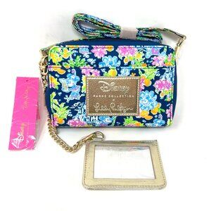 Lily Pulitzer x Disney Marsten RETIRED Crossbody Purse Floral W/ Mirror NWT